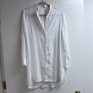 Summersalt White Casual Button Down Dress